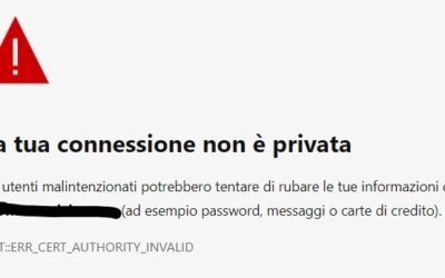 Ancora un sito web “non sicuro”: ma come è possibile?